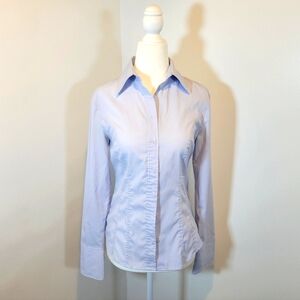 EXPRESS Women's Periwinkle Button-down Shirt